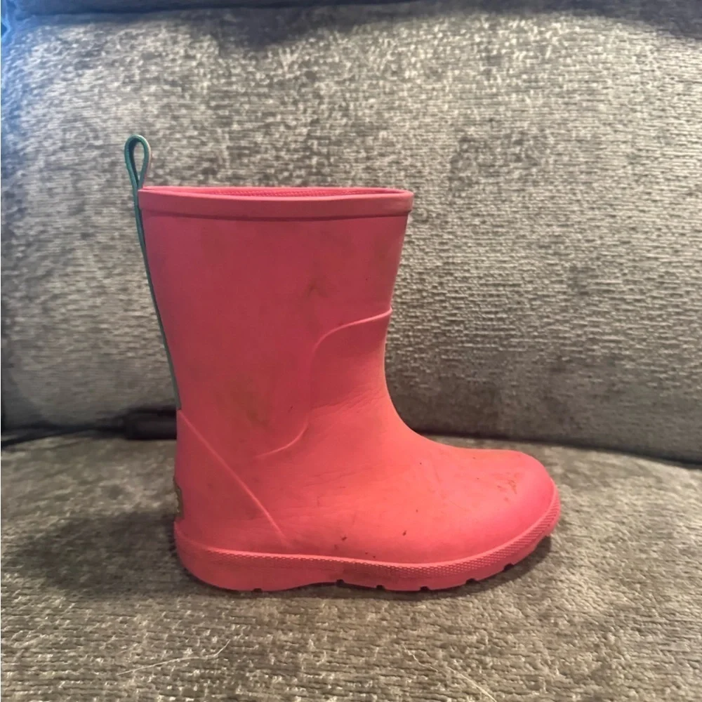 Totes Kids Pink Rubber Rain Boots Size 9-10